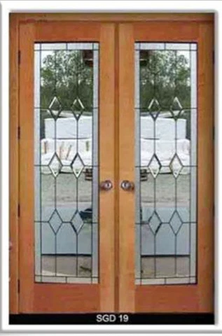 Heritage Timeless  Design glass interior Doors Bevel Diamonds Cover