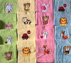 KUSCHELDECKE BABYDECKE DECKE FLEECE KINDERDECKE FLEECEDECKE 70x100CM - 6 FARBEN - Bild 1 von 1