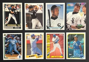 Bo Jackson Baseball Card Lot of 8 Topps Upper Deck Score White Sox Royals - Picture 1 of 2