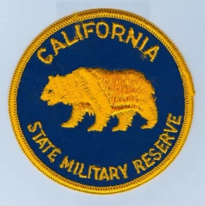 CALIFORNIA STATE MILITARY RESERVE / GUARD - "ROUND" SHOULDER PATCH - Picture 1 of 1