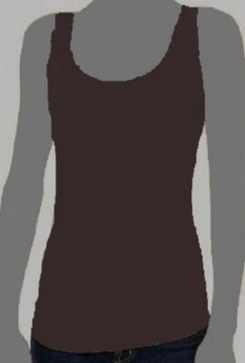 $95 Majestic Paris Women's Gray Sleeveless Scoop Neck Tank Top Size 3 - Image 1 of 2