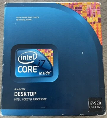 Intel Core i7 920 3.2GHz Intel Core LGA1366 CPU Processor (BX80601920) - Image 1 of 3