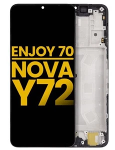 Original LCD Display Touch Screen Digitizer+ Frame For Huawei Enjoy 70 /Nova Y72 - Picture 1 of 4
