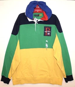 Polo Ralph Lauren Hombres Amarillo 12M Yate Sudadera con Capucha Rugby Chaqueta Nueva con Etiquetas $198 Talla M - Imagen 1 de 5