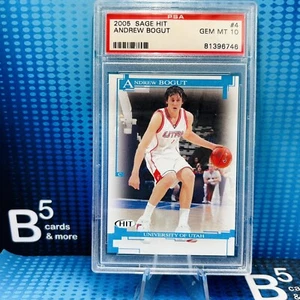 2005 Sage Hit Andrew Bogut #4 GEM MT PSA 10 - Picture 1 of 2