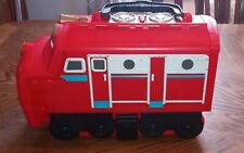 Chuggington Wilson Storage Carry Case & train engines and boxcars