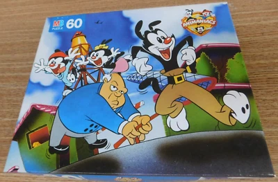 Milton Bradley Animaniacs Cartoon 60 Piece Jigsaw Puzzle . - Image 1 of 4