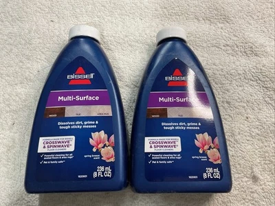 Lot 2 Piece Bissell 8oz. Multi-Surface Wood, Tile, & Area Rug Formula Cleaners  - Image 1 of 2