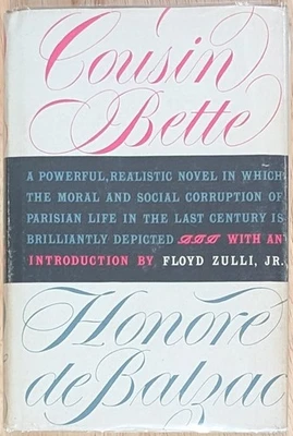 Cousin Bette by Honore De Balzac, 1st Modern Railroad Edison 1958 HCDJ Excellent - image 1 of 4