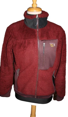 Mountain Hardwear куртка плюшевый флис полный молнии на открытом воздухе туризм бордовый Wm. Med - Изображение 1 из 4