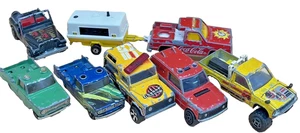 Majorette Toyota Pickup Truck Lot 4x4 287 Land Rover Jeep Coca-Cola Vintage - Picture 1 of 22