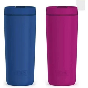 Bicchieri da viaggio marca Thermos 2 pezzi 5 ore caldo 14 ore freddo resistenti alle perdite 18 oz - Foto 1 di 1
