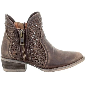 Corral Boot Circle G Damen Cut-Out Booties runde Spitze braun 7 - Bild 1 von 5