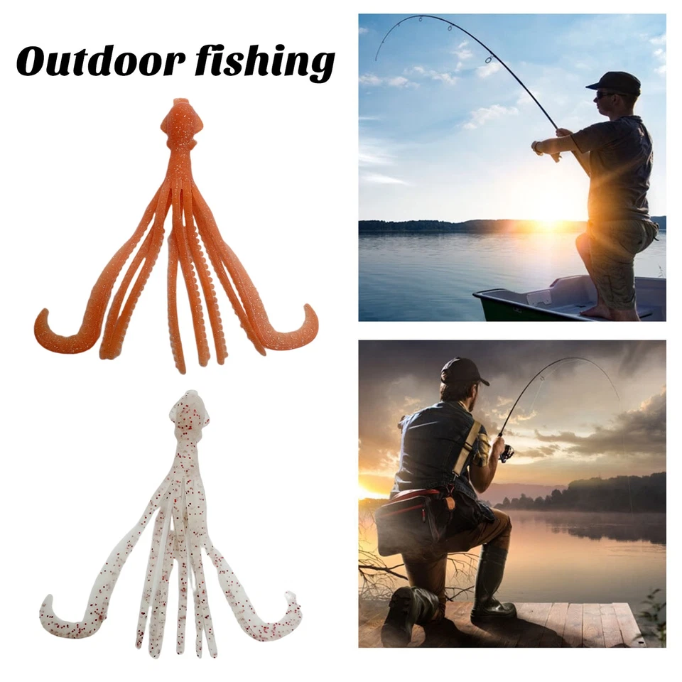 Fishing Baits Mini Octopus Lures Octopus Fishing Baits Bite Lures with for Night - Bild 1 von 4