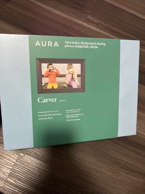 Aura Digital Picture Frame New & Sealed 10.5 Carver Gravel - Image 1 of 4