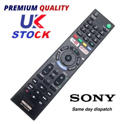 UNIVERSAL SONY TV REMOTE CONTROL WORKS ALL MODELS SONY BRAVIA LCD/LED/3D TVs UK - Image 1 of 4