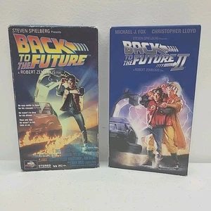 Back To The Future & Back To The Future Part 2 Vhs Bundle Lot Tested - Picture 1 of 20