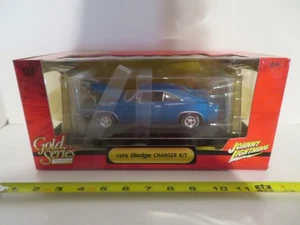 Johnny Lightning Gold Series Muscle 1969 Dodge Charger R/T Blue 1:24 2006 MIB - Picture 1 of 7