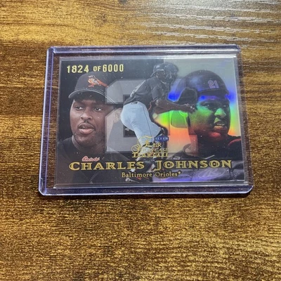 Charles Johnson Baltimore Orioles / 6000 1999 Flair Showcase Legacy  Foto 1 de 2