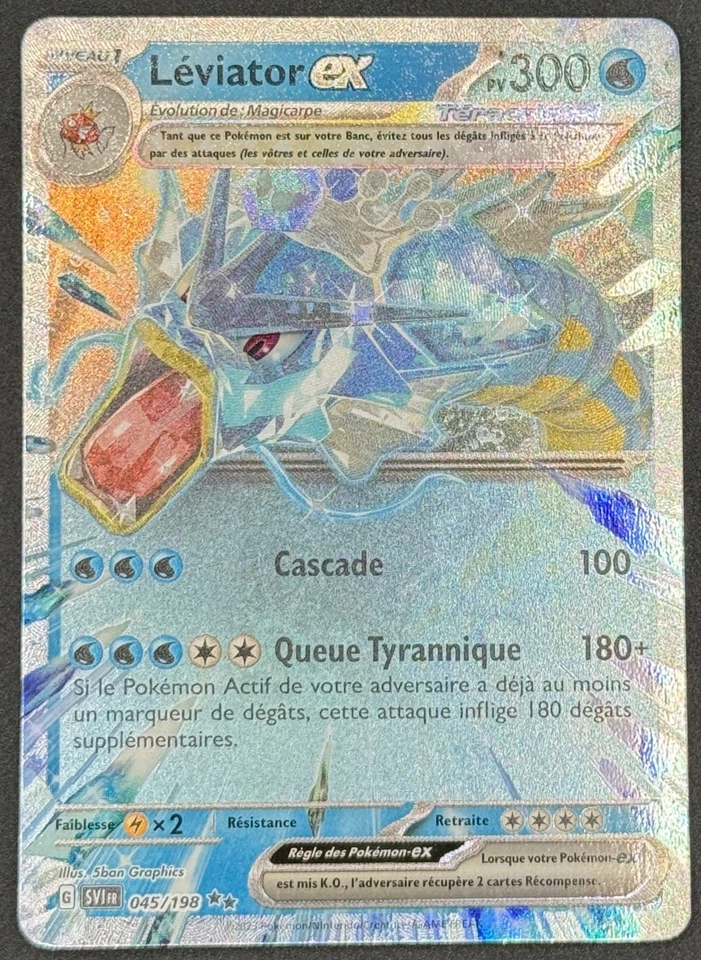 CARTE POKEMON LEVIATOR EX 045/198 🇫🇷 FR 🇫🇷 ECARLATE ET VIOLET EV1 - Photo 1/1