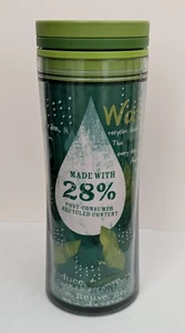 Taza de café Starbucks 2009 verde ecológica vaso de viaje reciclada - nueva - Imagen 1 de 5