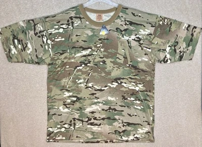 MultiCam Camo T-Shirt Fox X-Treme Endurance Short Sleeve Mens Size XXXL 3XL NEW - Image 1 of 4