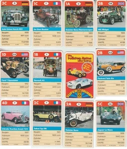 Kartenspiele Quartett AUTOS Neuen Tuning Cars 4 EINZELKARTEN Automobil Rennwagen - Bild 1 von 3