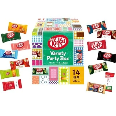 KitKat Mini Variedad Caja Fiesta 70 Piezas Chocolate Japonés - Puede Derretirse en Suma Foto 1 de 4