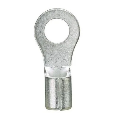 Panduit P14-14R-M 16/14 Non-Insulated 1/4" Ring Terminal (Package of 100) - Image 1 of 2