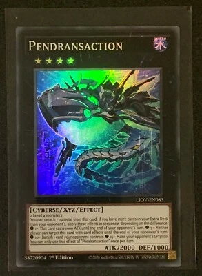 Pendransaction | LIOV-EN083 | Super Rare | 1st Edition | YuGiOh TCG - Image 1 of 3