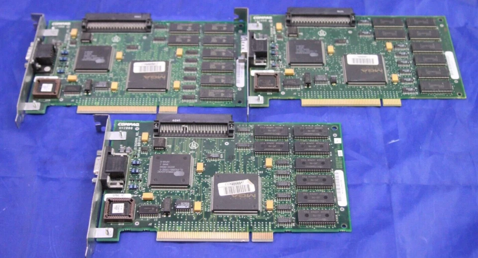 3X COMPAQ 148260-001 QVISION 2000 QV2000 PCI VIDEO CARD CIRRUS CL-PX2085-135HC - Image 1 of 4