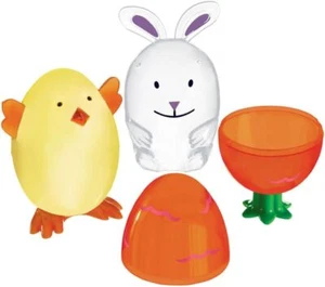 Ostern Urlaub Mottoparty Gastgeschenk 6 ct. Geformte 4 Zoll befüllbare Kunststoffeier - Bild 1 von 1