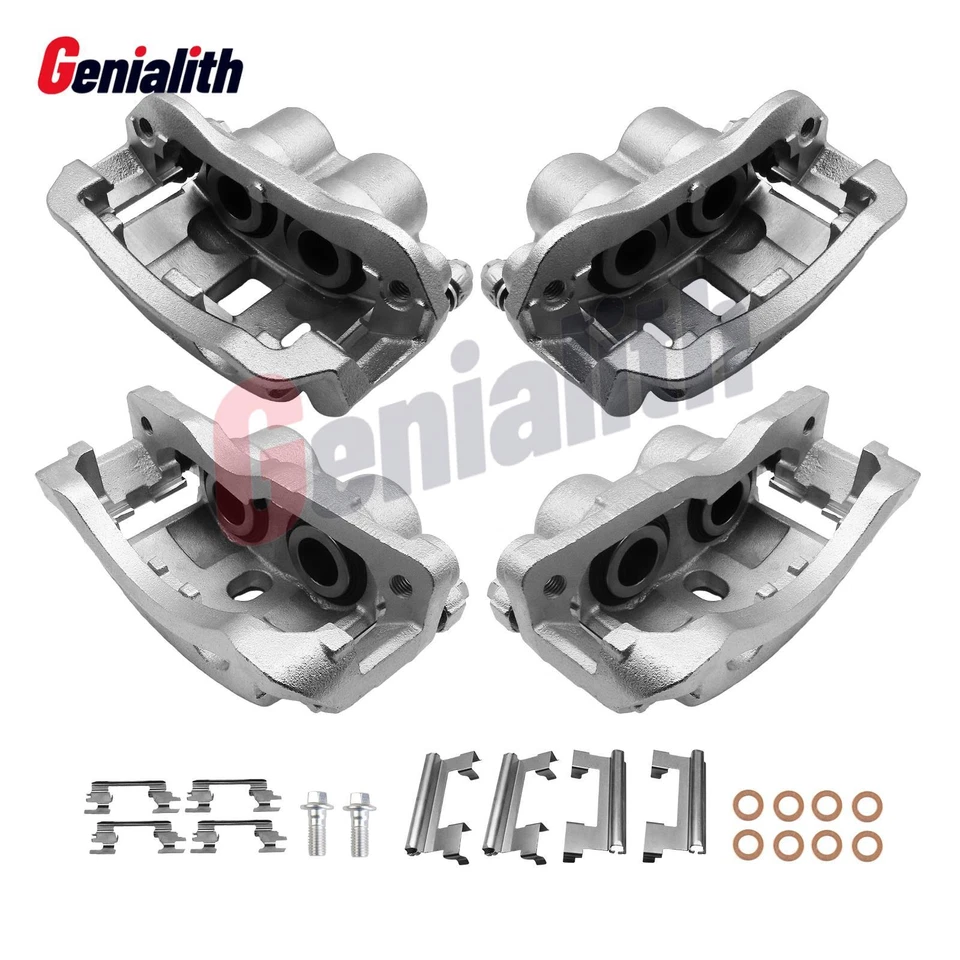 4x Front & Rear Brake Calipers w/ Bracket for Chevy Express GMC Savana 2500 3500 - Image 1 of 4