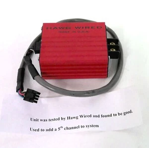 Hawg Wired Auxiliary 5th Channel 75 Watt Amplifier Harley Davidson PSA75 - Picture 1 of 5