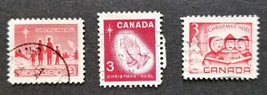 CANADA 1960's Scott 434, 451, 476 / SG 560, 576, 618 - Christmas - Picture 1 of 1