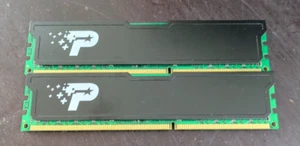 Patriot 8GB (2x4GB) PC3-12800 DDR3-1600 Heatsink Desktop RAM (PSD38G1600KH) - Picture 1 of 3