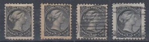 CANADA 1882/97 QV ½c BLACK (x4) MINT & USED (ID:275/D62947) - Picture 1 of 1