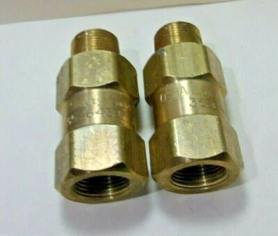 (01 Pc ) OSHA 3/4 inch Brass Safety Check Valve 35364397, New.