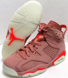 RARE - Women's Jordan 6 Retro "Millennial Pink" x Aleali May (W6) US Shoe Size 6 - Picture 1 of 12