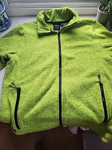 Stormtech Tundra Fleece Sweater Jacket Kiwi Green Mens Large - Picture 1 of 13