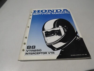 Manual de servicio de fábrica Honda 1988 VTR250 Interceptor VTR 61KV000 Foto 1 de 4