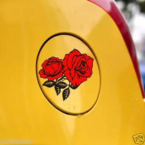 Calcomanía de coche rosa floreciente motocicleta vinilo tapa combustible tanque pegatinas CG238 2 un. - Imagen 1 de 2