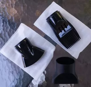 UNIVERSAL HAIR DRYER ATTACHMENT REPLACEMENT PARTS COMB - CONCENRATORS SET OF 3 - Picture 1 of 10