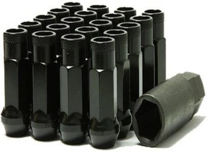 32905B SR Serie schwarz 12 mm x 1,25 mm SR48 Open End Lug Nut Set, (20er Set) - Bild 1 von 5