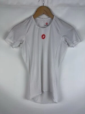 Camiseta deportiva de malla de manga corta de ciclismo Castelli capa base para hombre talla S  Foto 1 de 4