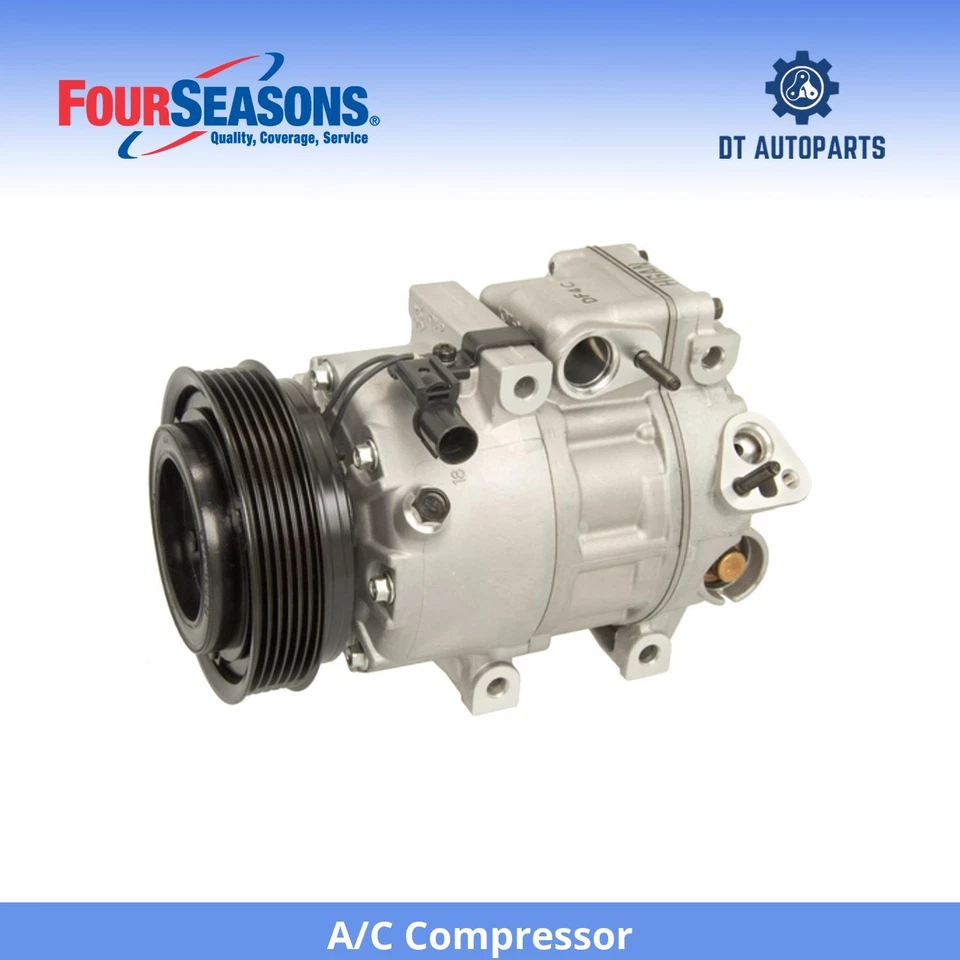 Compresor de aire acondicionado para Hyundai Sonata 2006-2009 2,4 L L4 4 estaciones 2007 2008 Foto 1 de 4