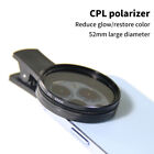 37mm 52 mm Cpl Filter kreisförmiger Kamera Schwarzes Zubehör Universal  F3
