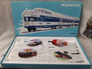 HO Marklin 26490 Wabash "Blue Bird" PA Diesel Passenger Set Original Packaging - Picture 1 of 11