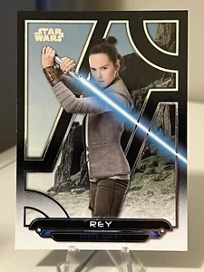2018 Topps Star Wars Galactic Files Reborn #TLJ2 Rey Daisy Ridley - Picture 1 of 3