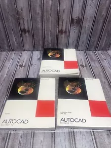 Autocad Autodesk 3 Manuals Release 12 Tutorial Command Reference Installation - Picture 1 of 5